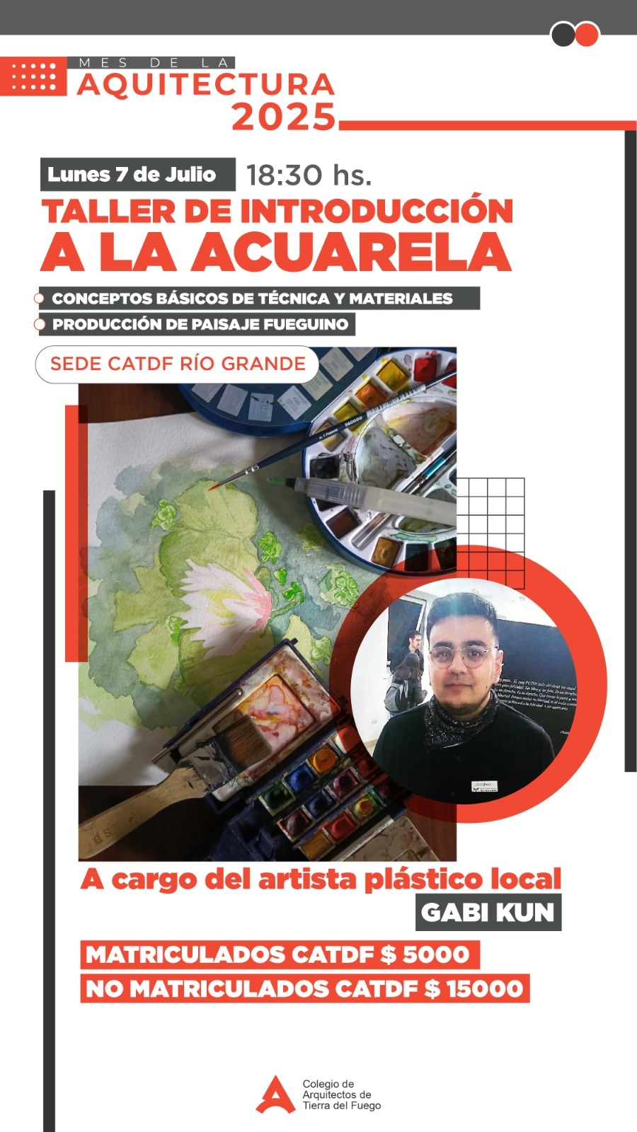 Mes de la Arquitectura - Taller de Introducción a la Acuarela 